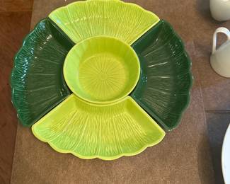 Vintage chip and dip set (lazy susan style)