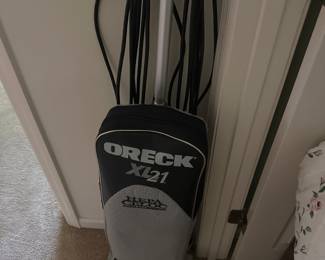 Vintage Oreck XL21 upright vacuum cleaner. 