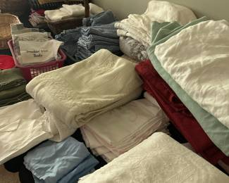 Blankets, sheets, and more linens