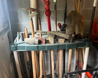 Varoius outdoor and garden tools