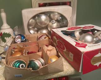 Christmas decorations and ornaments