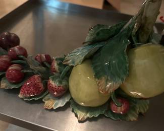 Vintage tabletop fruit decor
