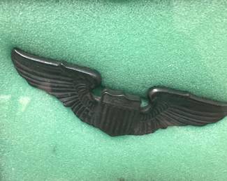 United States Air Force (USAF) Pilot Wings, also known as an aviator badge. 