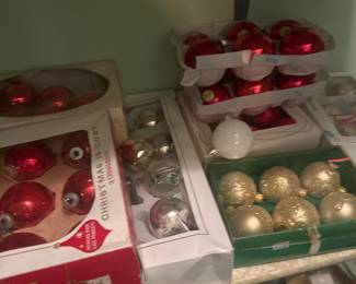 Christmas decorations and ornaments