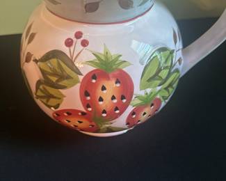 Vintage Heritage Mint Black Forest Fruits Pitcher 