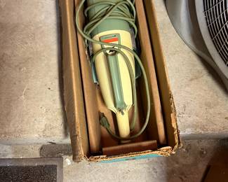 Vintage handheld vaccuum cleaner