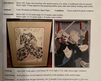 Fine art with appraisal 