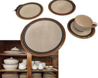 Pfaltzgraff Canyon Ridge Plates, Bowls, Serving Dishes More  60 Pieces