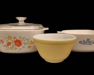 Corningware Casserole Dishes Small Pyrex Bowl