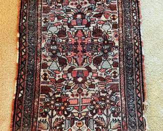 Woven Rug w Complex Design, 47 x 24 