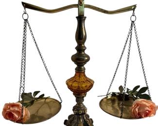 Vintage Decorative Scales Of Justice 