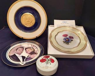 The Great Seal of The United States Plate, National First Ladies Plate  Trinket Box, and More
