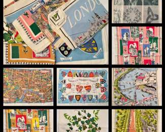 Vintage London Themed Ireland Linens More