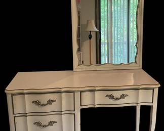 White Vanity Makeup Table