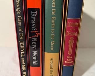 Vintage Hardback Heritage Press Books Strange Case Of Dr.Jekyll  Mr. Hyde  More