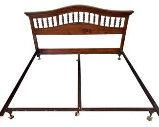 Ethan Allen KingSized Headboard  Bed Frame