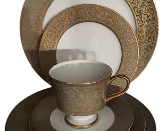 53 Piece Sango China Set Versailles With Serving Pieces