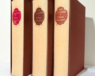 Vintage Heritage Press Books, Works By Shakespeare The Comedies, The Histories, The Tragedies