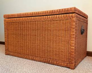 Wicker Linen Chest