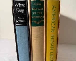 Vintage Heritage Press Hardback Books The Last Of The Mohicans, White Fang,  More