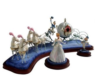 Cinderella Carriage and footman .Rare