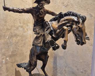 Bronco Buster by Frederic Remington
