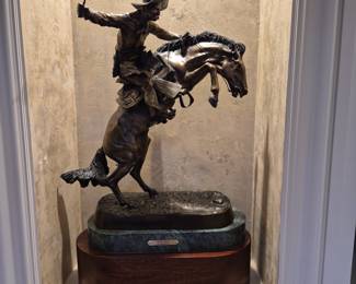 Bronco Buster by Frederic Remington