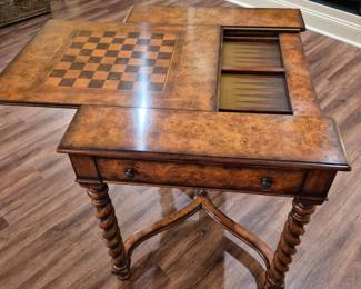 Theodore Alexander Spiral Turned Games Table