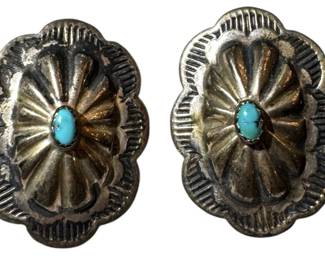 Sterling Silver Turquoise Earrings