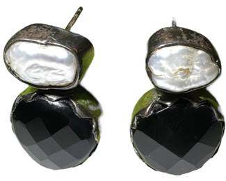 Vintage Sterling Silver Earrings