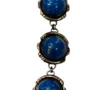 Sterling Silver Lapis Bracelet