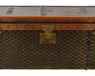 Lot 285 Vintage Goyard Trunk