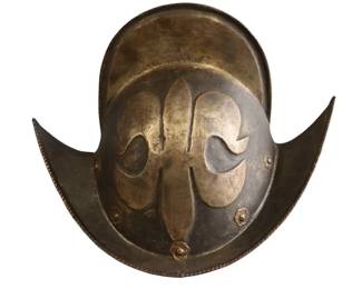 Lot 185 MILITARIA Morion Helmet