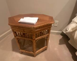 Bamboo side table