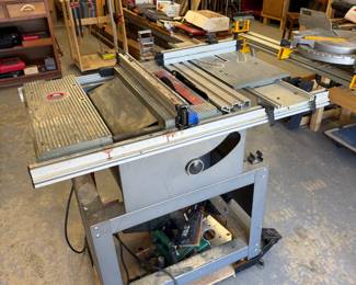 Same table saw and all the background items, including timbers