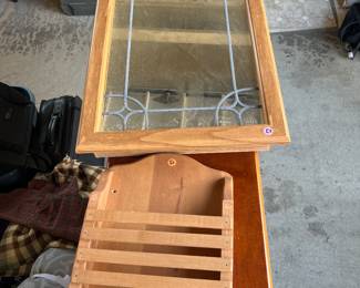 Medicine cabinet and bathroom magazine holder