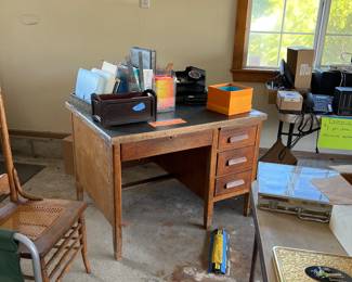 Desk and more office supplies