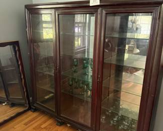 Mirrored display case