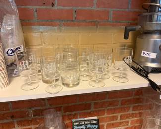 Lots of glassware