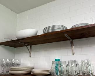 Glassware and plates