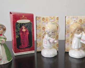 Vintage Hallmark, Precious Moments & Jasco figurines ornaments