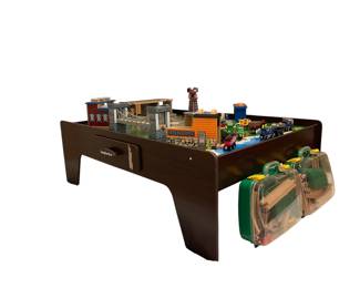Imaginarium wood play table & accessories