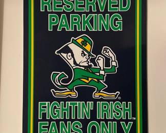 Fightin Irish sign