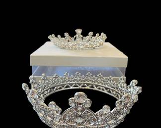 Rhinestone crown & tiara