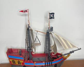 Vintage Playmobil pirate ship