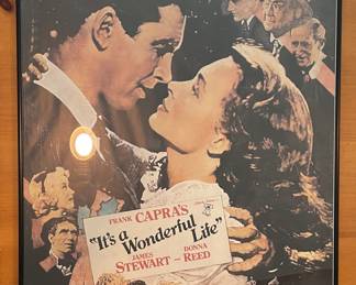 Framed It’s A Wonderful Life movie poster