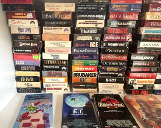 Vintage VHS collection