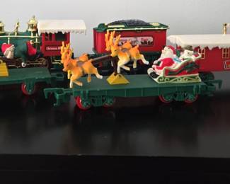 Vintage Christmas train set