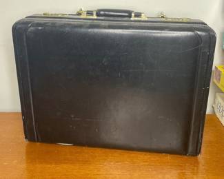 Vintage leather briefcase