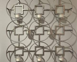 Decorative wall candleholder
